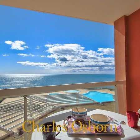 Au Cayenne, Terrasse Et Vue Mer Sete Bagian luar foto
